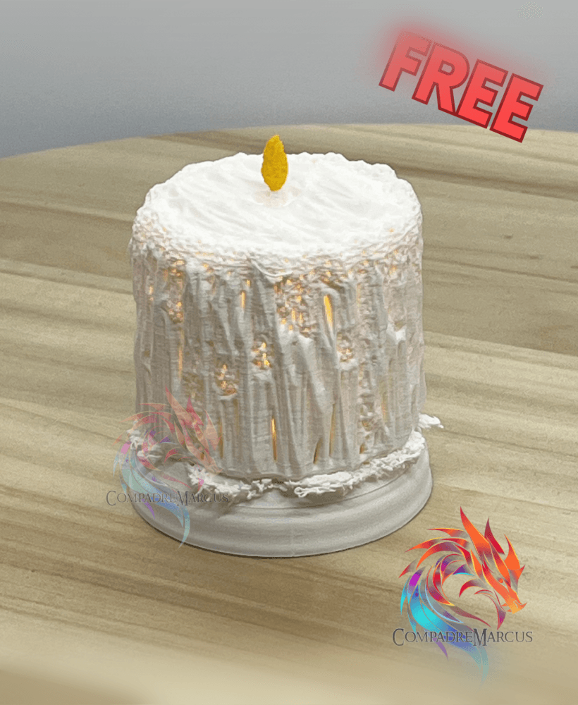 Candle Candle holder / no supports / 3mf included 3d model