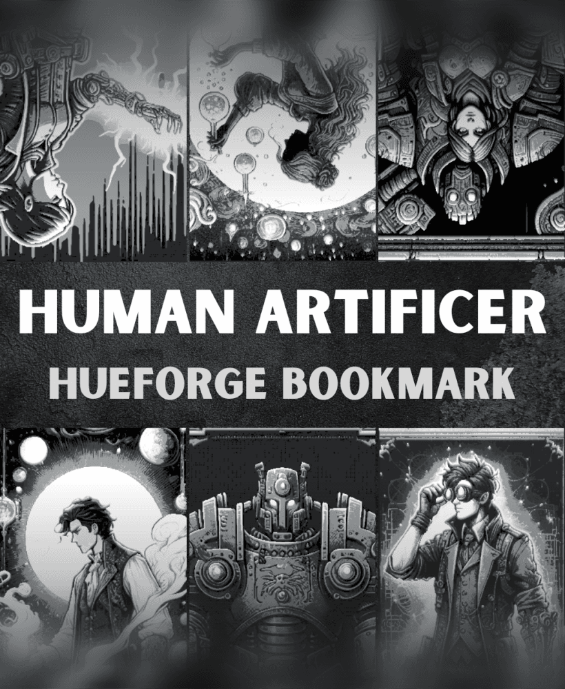 Human Artificer Bookmarks (Male & Female) 3d model