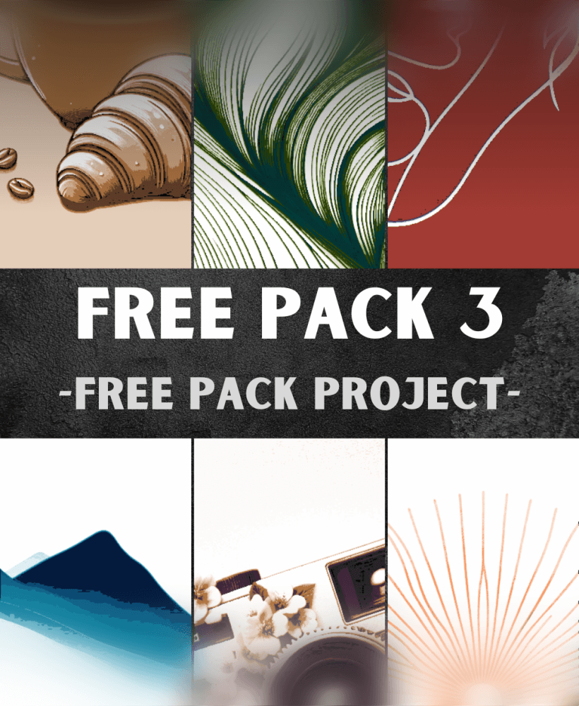 Free Pack #3 (Bookmarks) 3d model