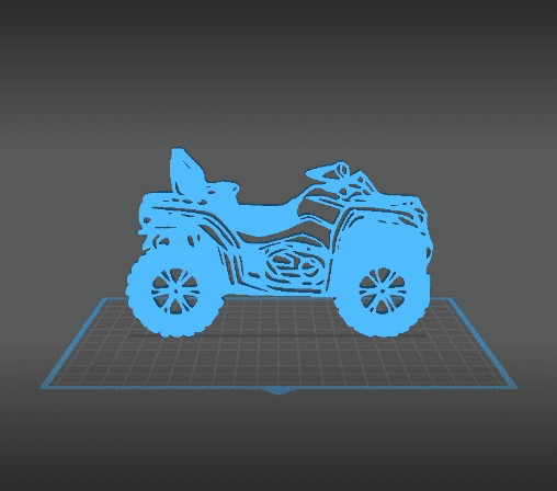 CFMOTO - CFORCE Wall Art 3d model