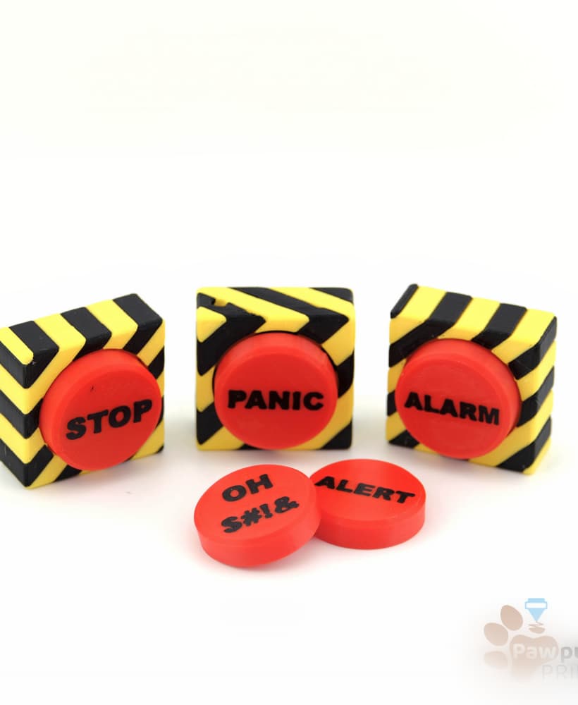 Big Red Button 3d model