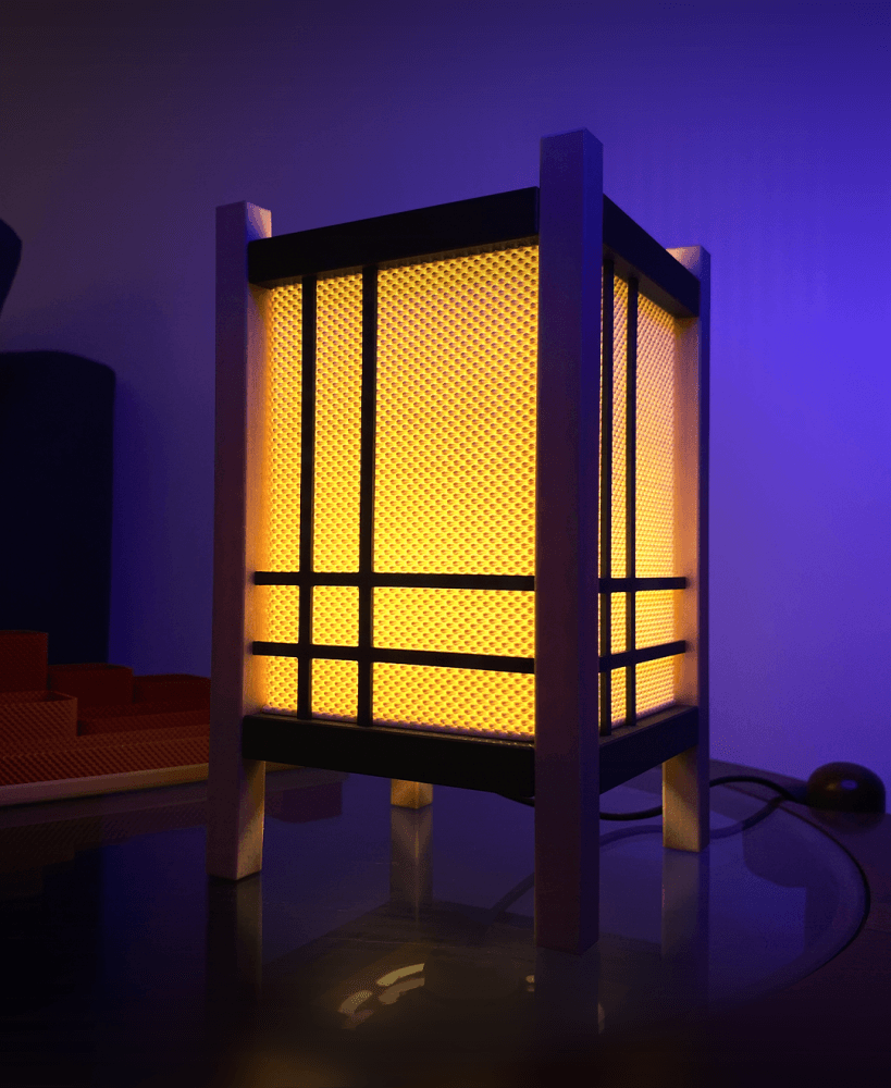 Haru Shoji Table Lamp - Japanese Lamp - Lamps & Home Lighting by Lunfardo 3d model