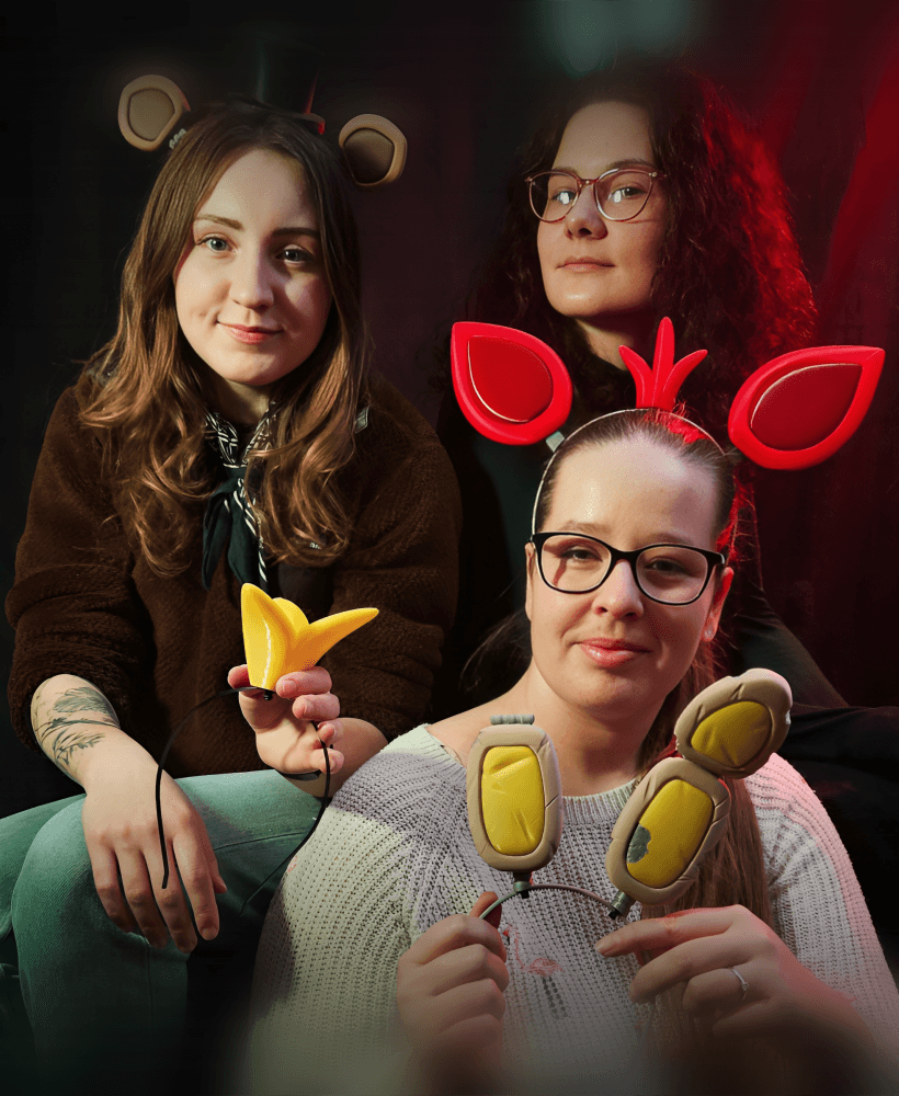 Five Nights At Freddy's Animatronics Ears Headbands 3d model