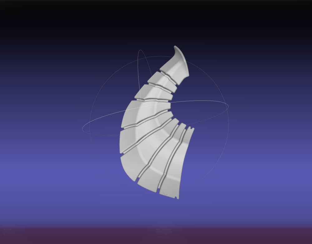 Dungeon Of Black Company Rim Horn 3d model