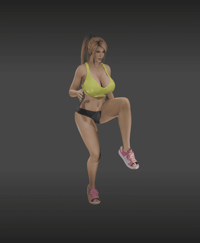 Samus Workout 3d model