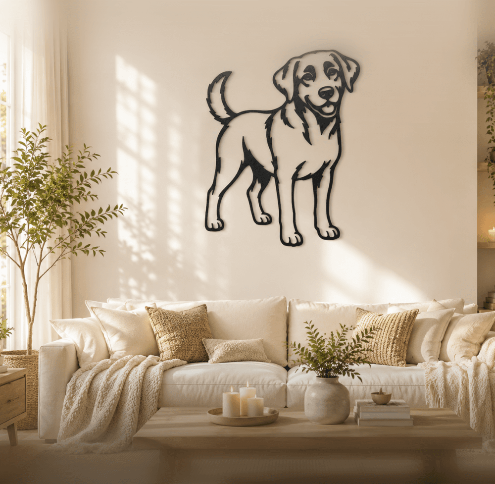 Labrador Retriever Wall Art.stl 3d model