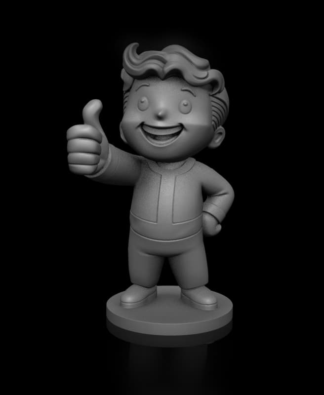 Vault Boy - Fallout 3d model