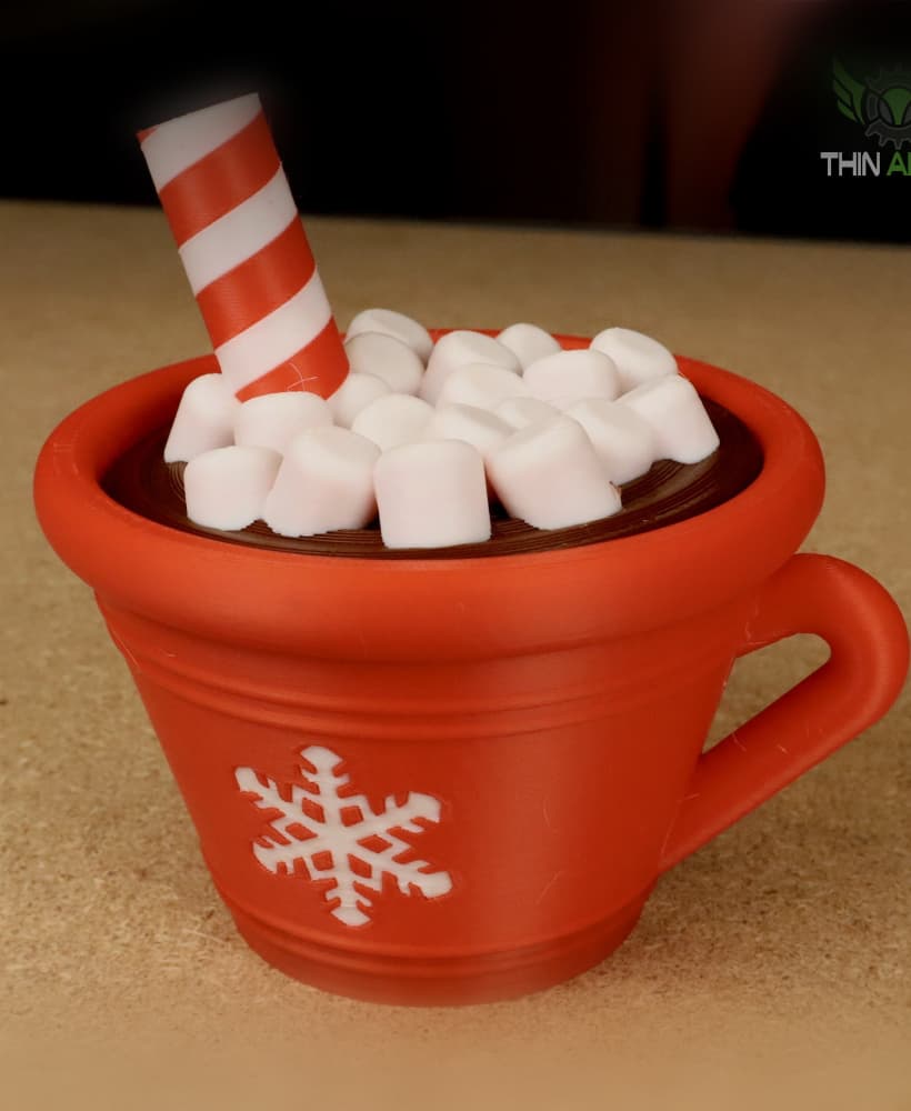 Hot Cocoa Container 3d model