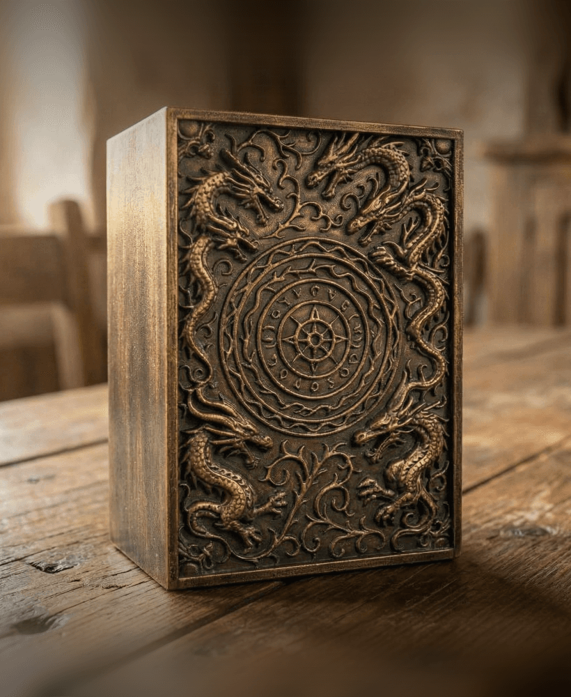 Arcane Dragon Relic Box 3d model