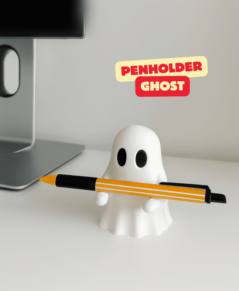 PEN HOLDER GHOST / PEN ORGANIZER HALLOWEEN EDITION 3d model