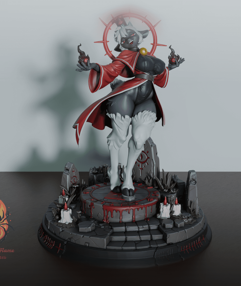 The Lamb | Cult of the Lamb Fan Art 3d model