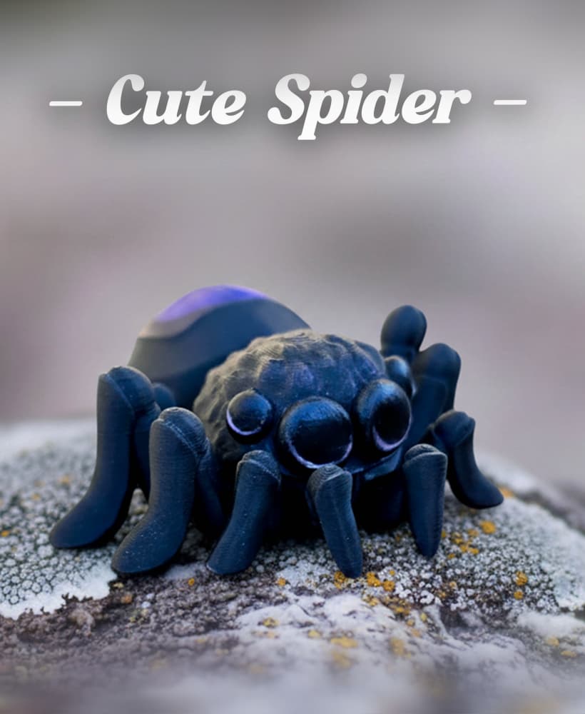 Cute Spooky Spider Articulated 3d model
