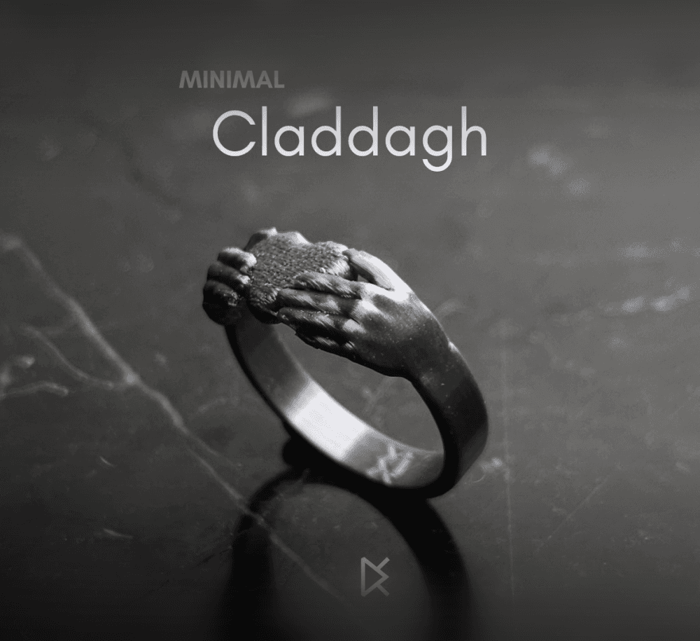 Claddagh Ring - Minimal 3d model