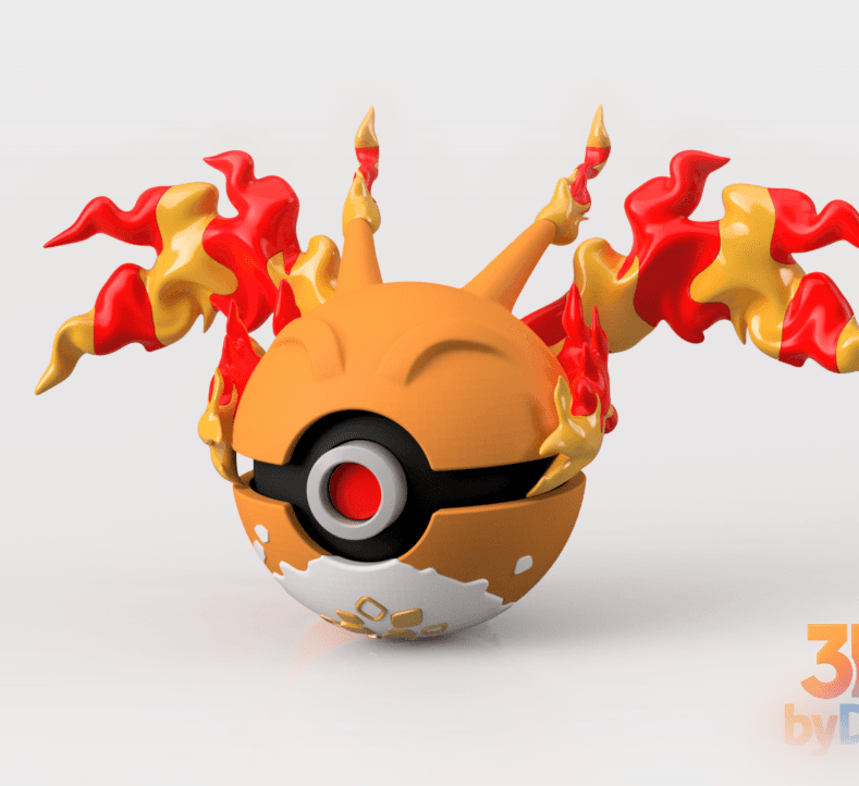 Charizard (Gmax) Poke Ball 3d model