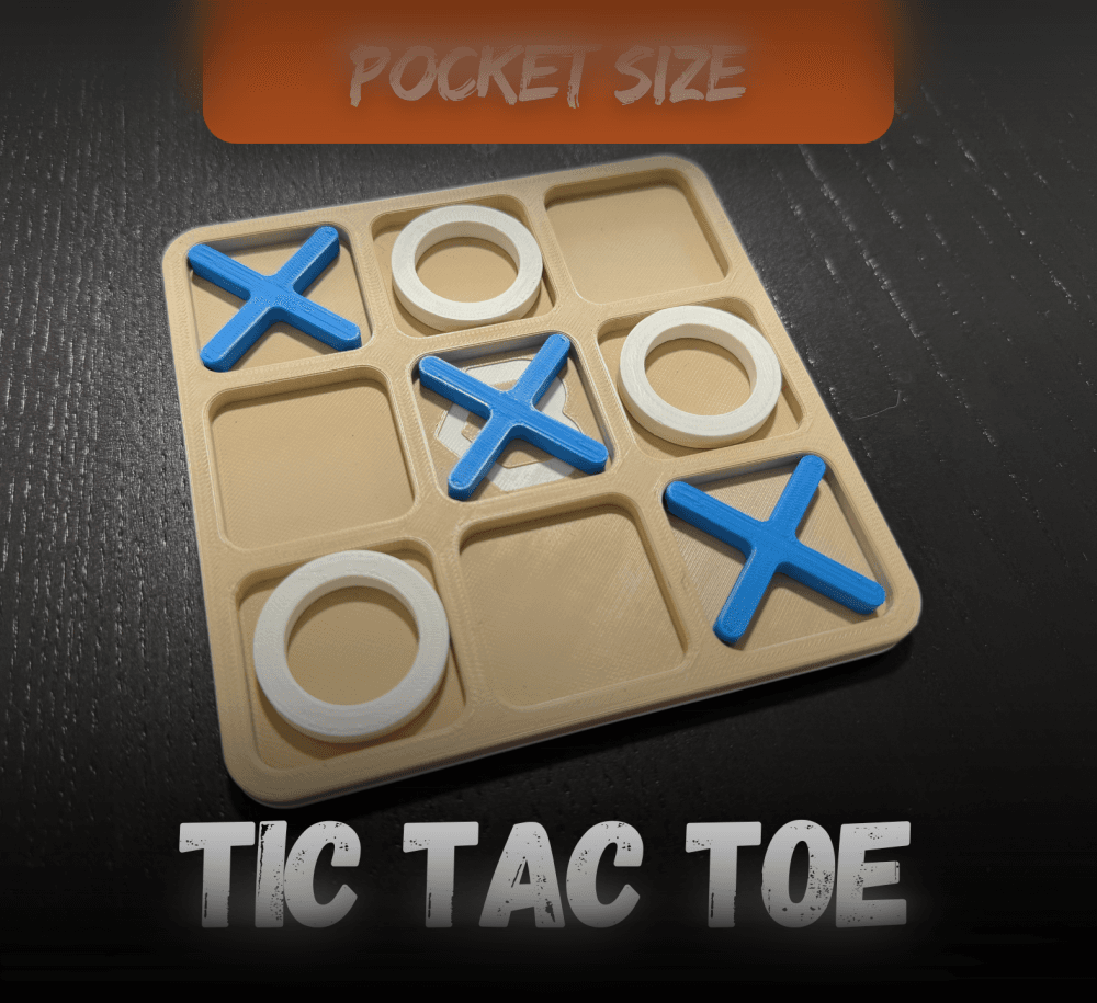Tic Tac Toe: The Board Game 3d model