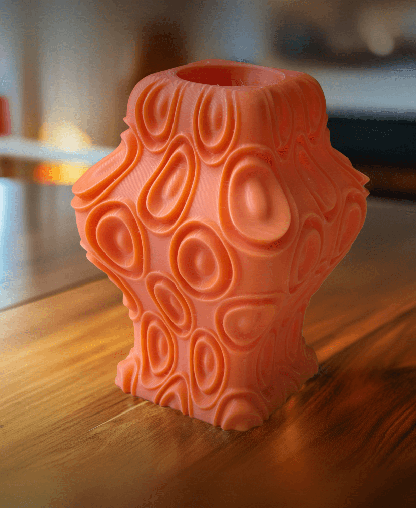 Echoes Vase - Groovy Wave Vase 3d model