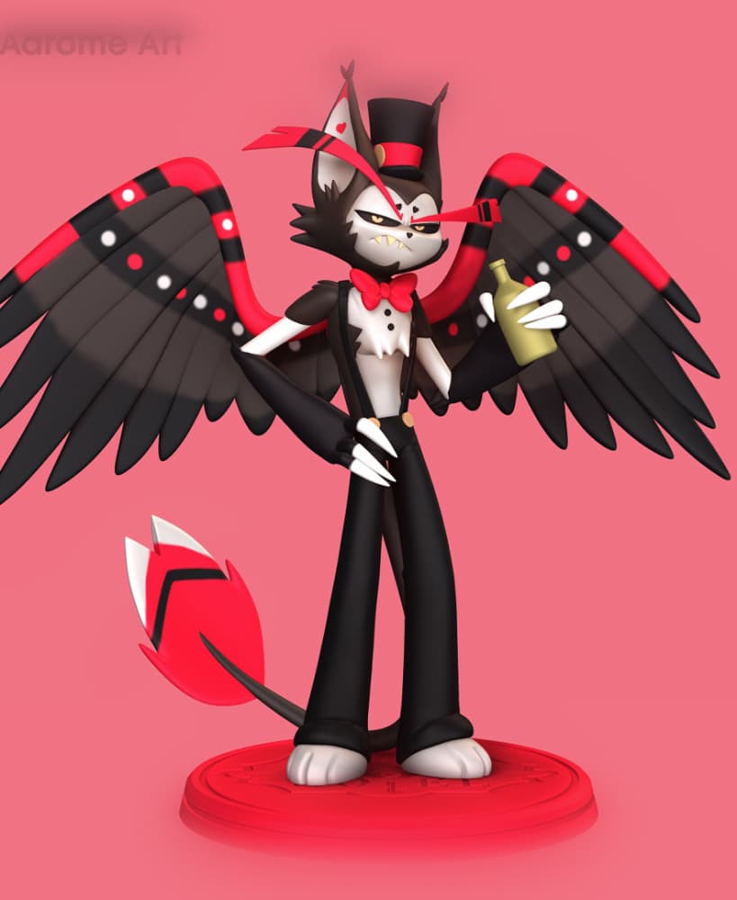 Husk Hazbin Hotel 3d model