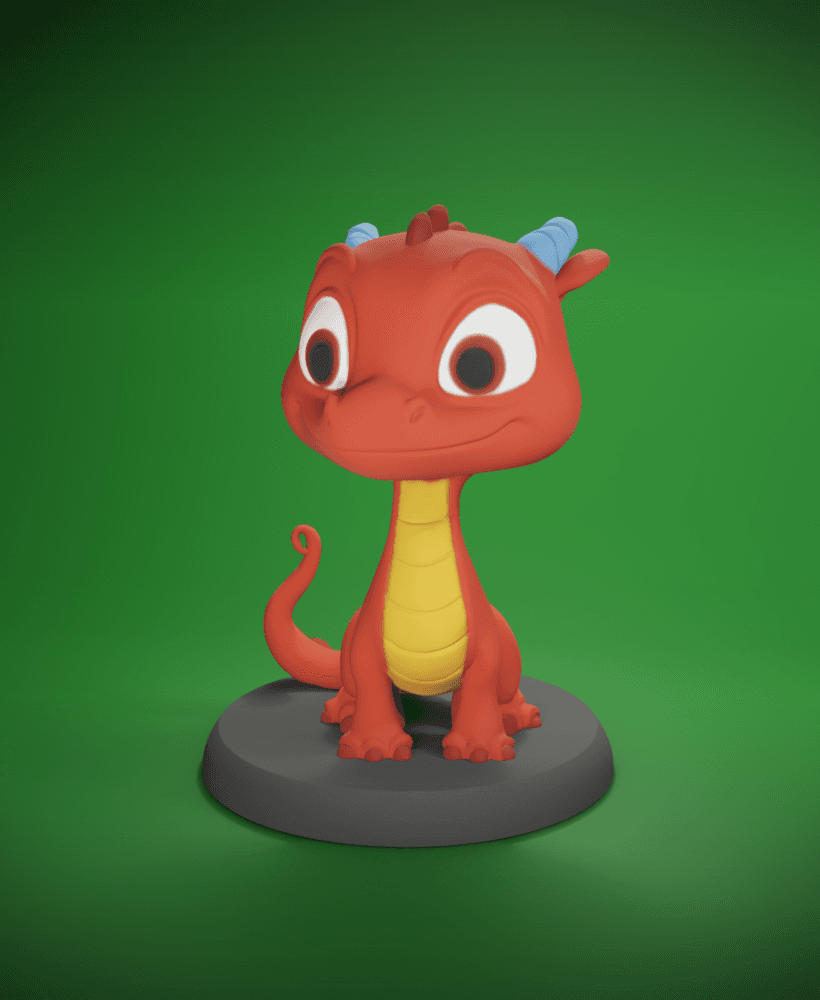 Mushu -"Fairytale Tots -Creatures" 3d model