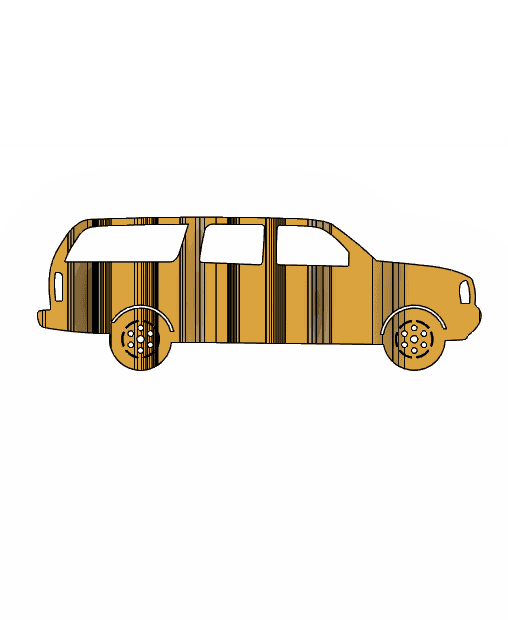 02 Yukon XL 3d Car Flip Art Desk Display 3d model