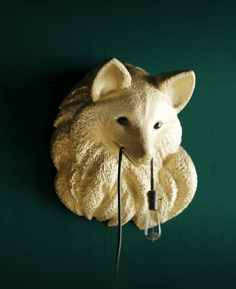 Wild Light - Fox Wall Lamp 3d model