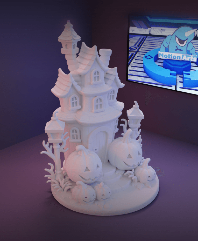Casa abobora halloween.stl 3d model