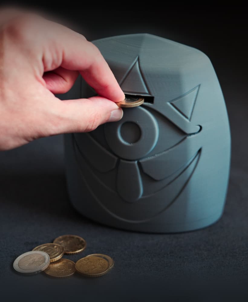 Gossip Stone Piggy Bank 3d model