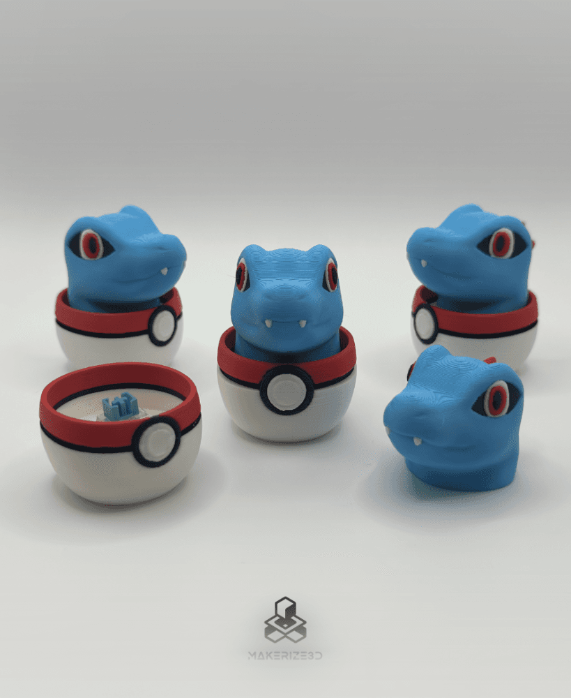 Totodile Clicker 3d model