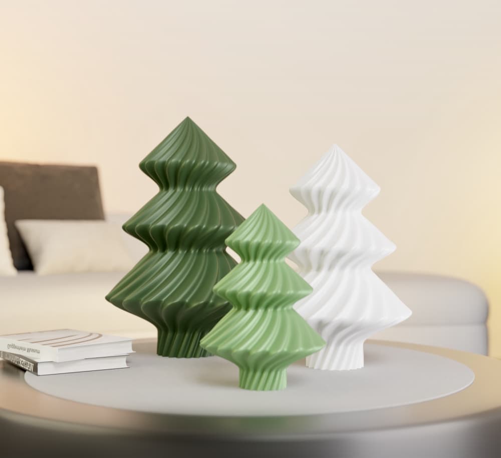 Wave Pine Tree 3d model