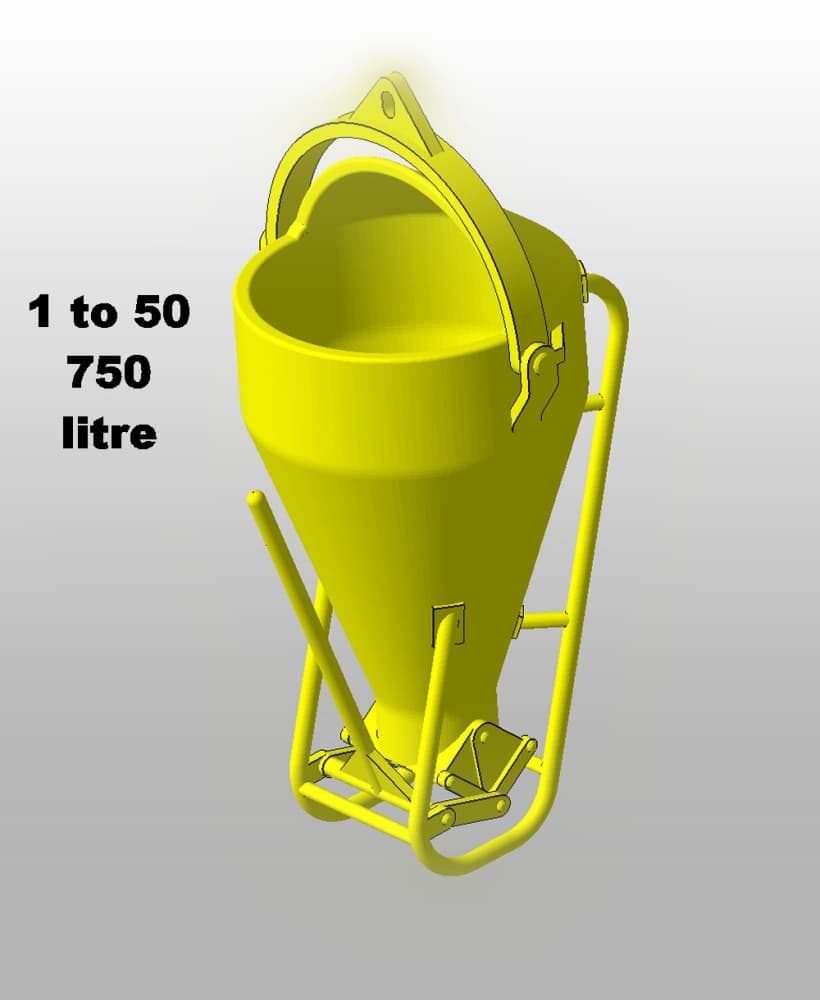 1-50 Concretebucket 750L 3d model