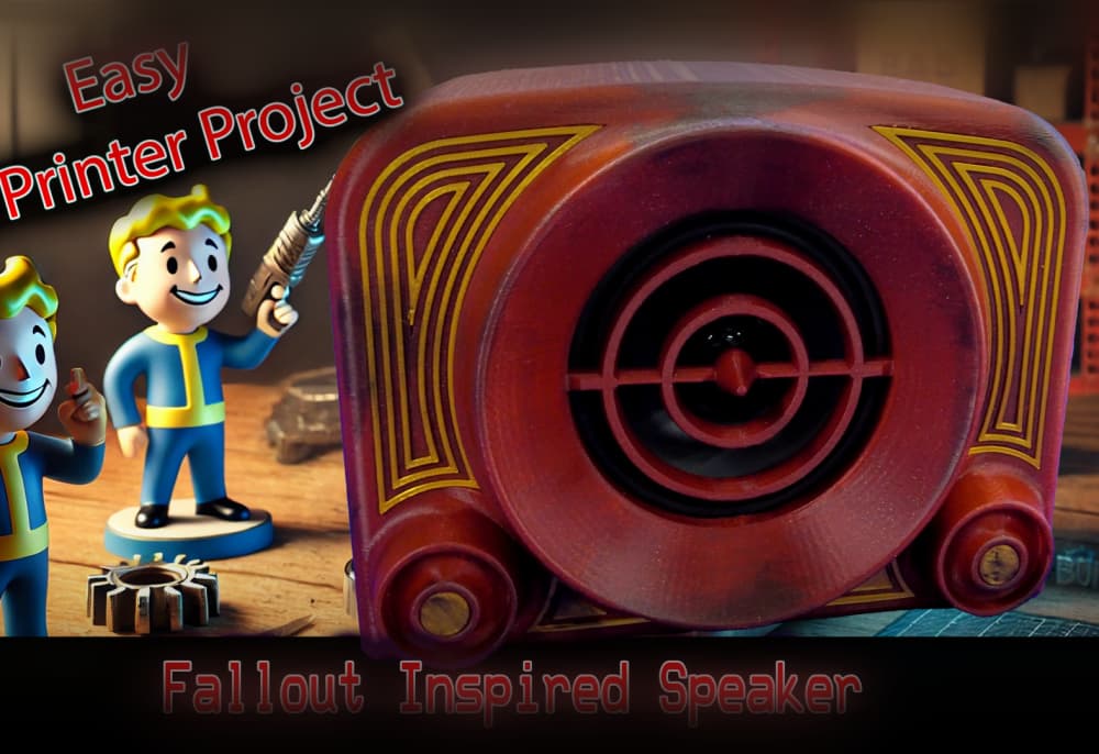 Space Toaster - Fallout Inspired Speaker 3d model