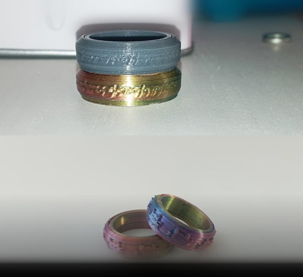 Fidgets Rings Cats & Another Ring About Lord of the Rings 3d model