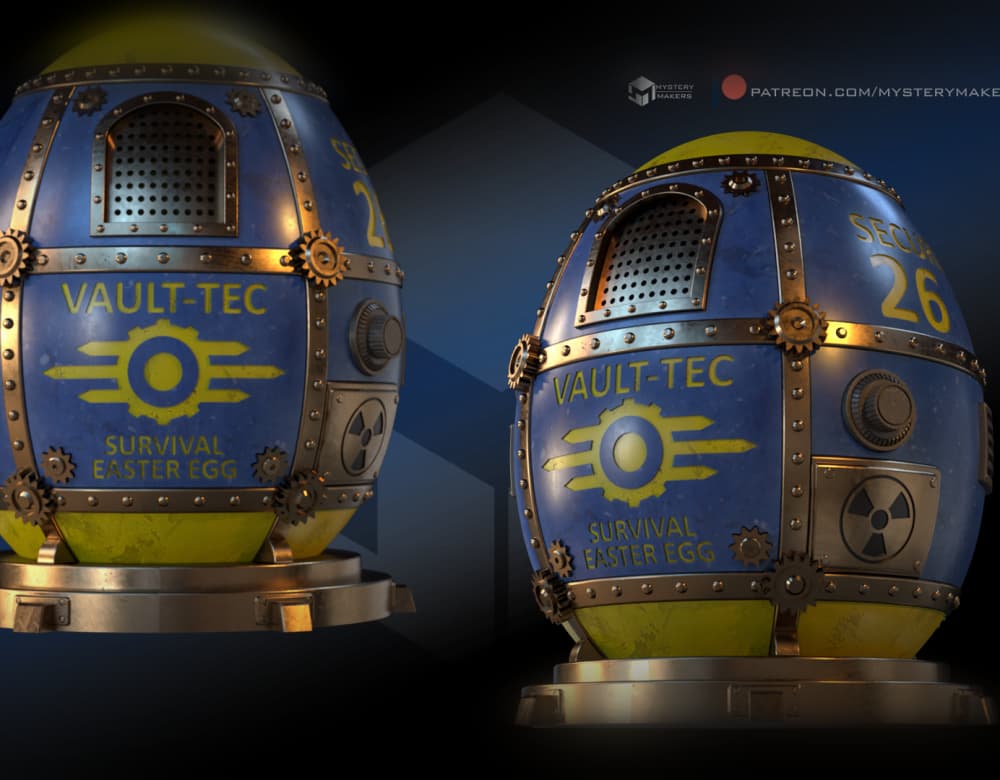 Fallout Easter Egg 3d model