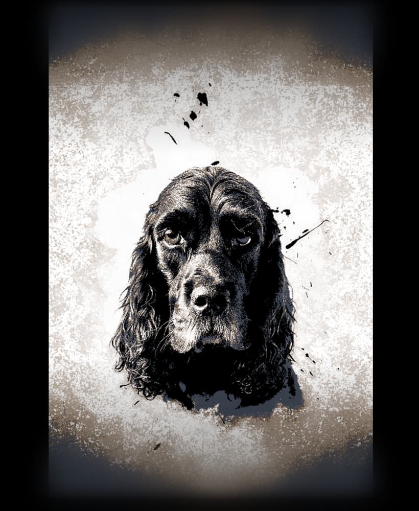 Through the eyes of a friend 3 - Doggy wall art - Hueforge 3d model