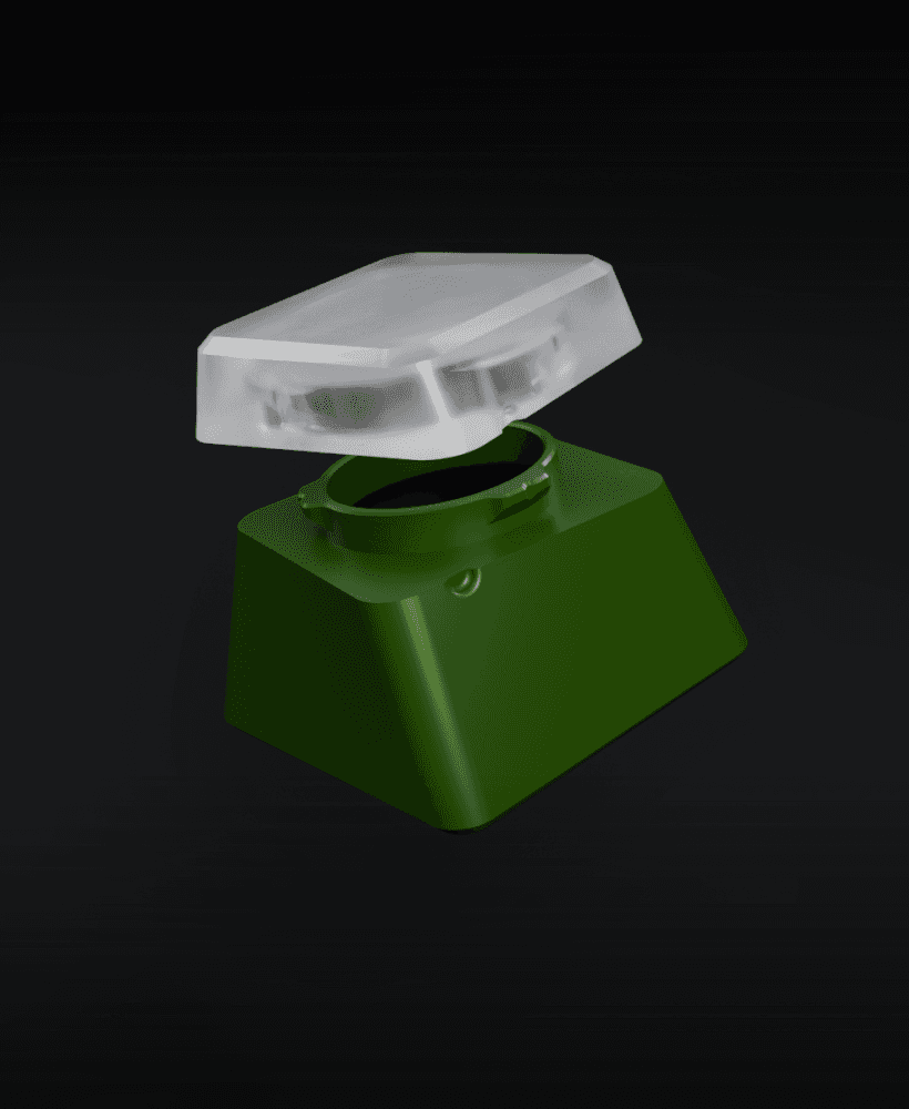 Truncated twisted pyramid container 3d model