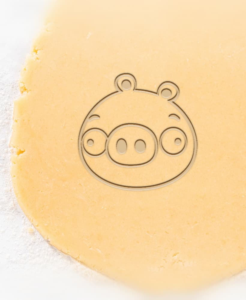 Angry Birds Cookie Cutter, Biscuit Cutter 3d model