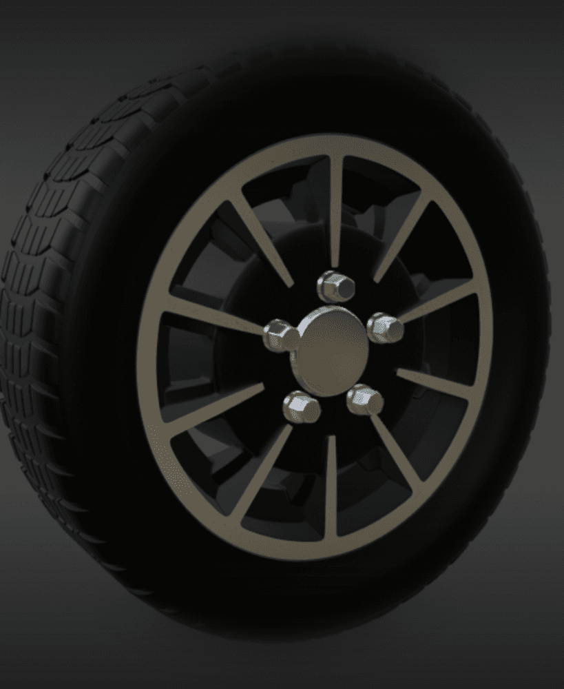 CIP Mahle Gas Burner wheel 1/64 3d model