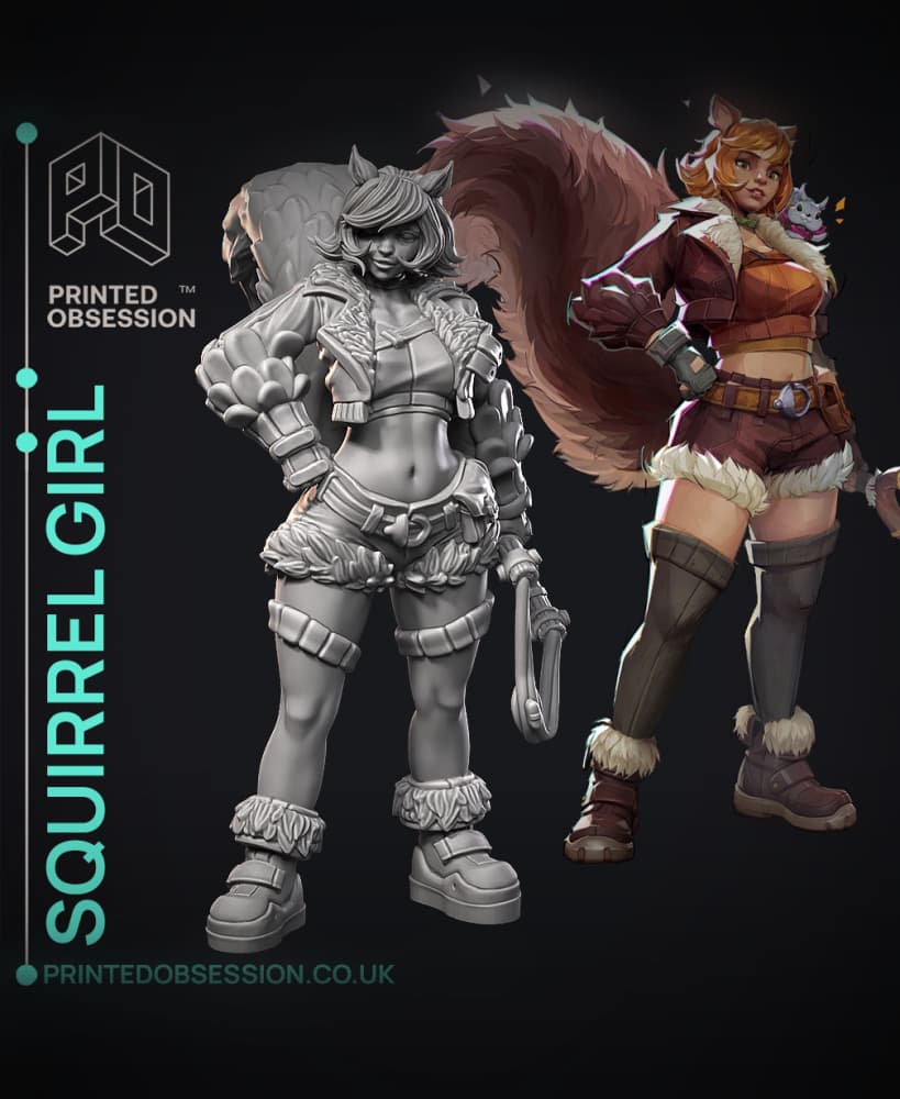 Squirrel Girl - Marvel Rivals - Fan Art 3d model