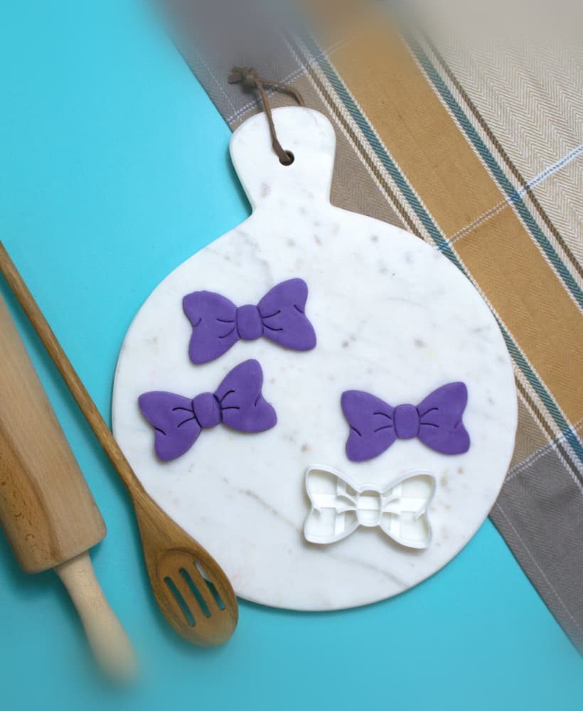 Bow Tie Cookie Cutter 3d model