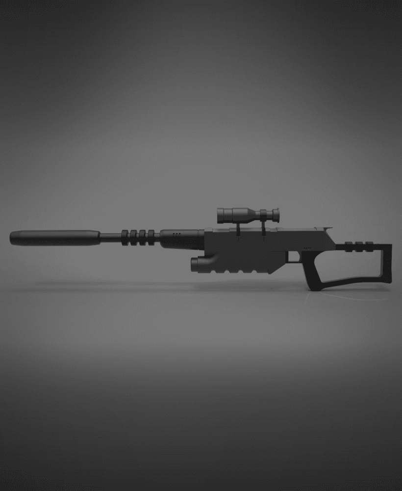 773 Firepuncher Rifle - Clone Wars 3d model