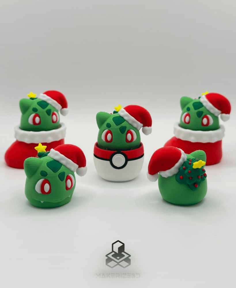Bulbasaur Christmas Clicker 3d model