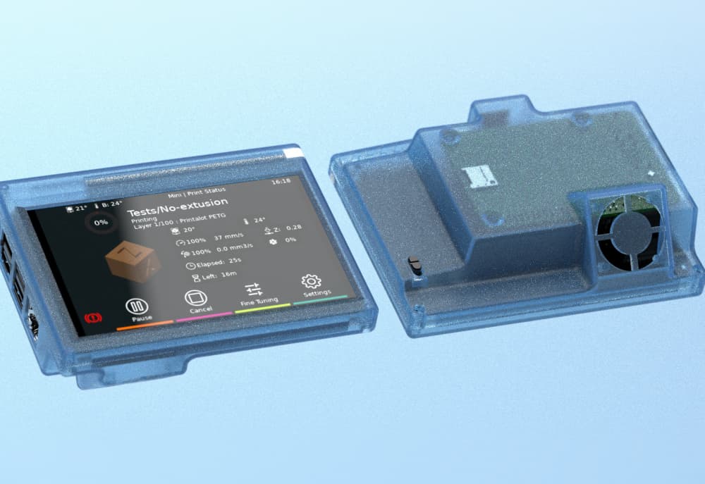 Raspberry Pi 4 5inch TFT Display Case with Fan 3d model