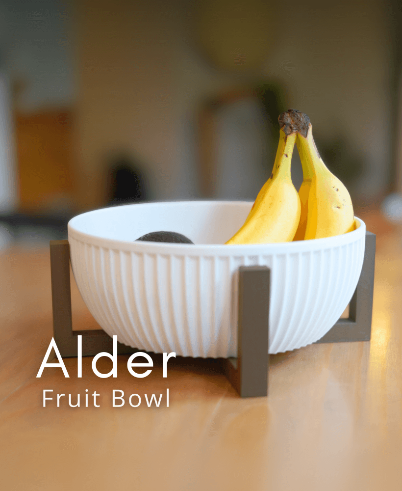 Alder Fruit Bowl 3d model