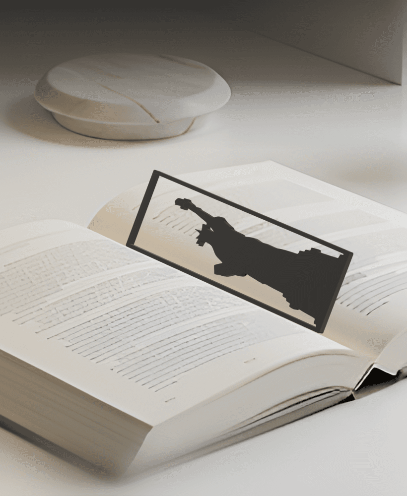 Statue Of Liberty Bookmark, Creativity Bookmark, Gift Idea 3d model