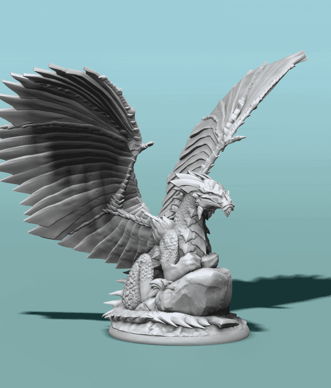 Steel Dragon 3d model