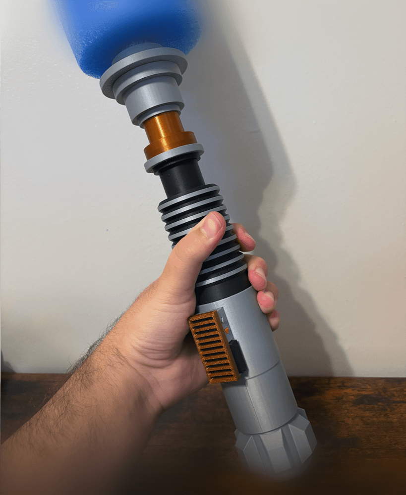 Luke Skywalker Lightsaber (Pool Noodle Sword Handle/Boffer Grip) 3d model