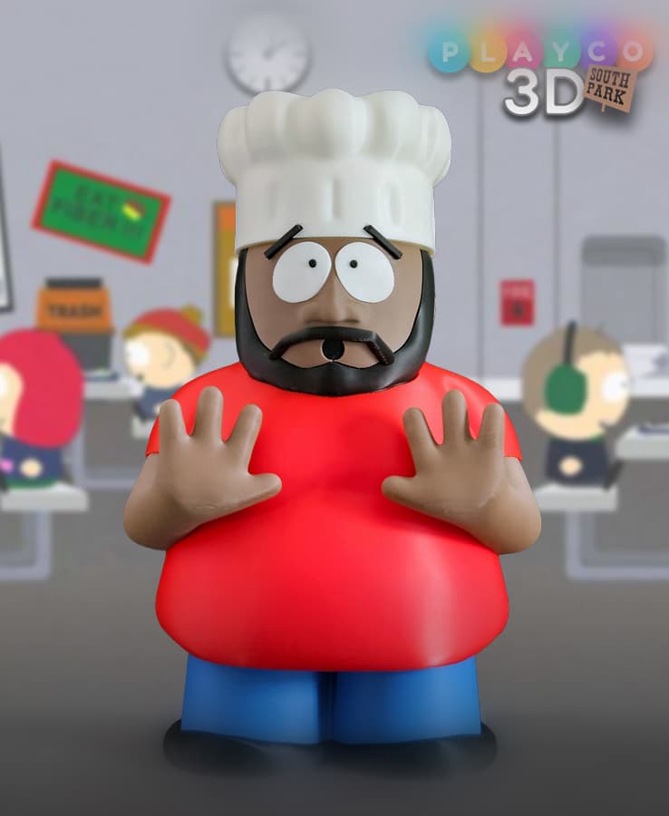 Chef (South Park) 3d model