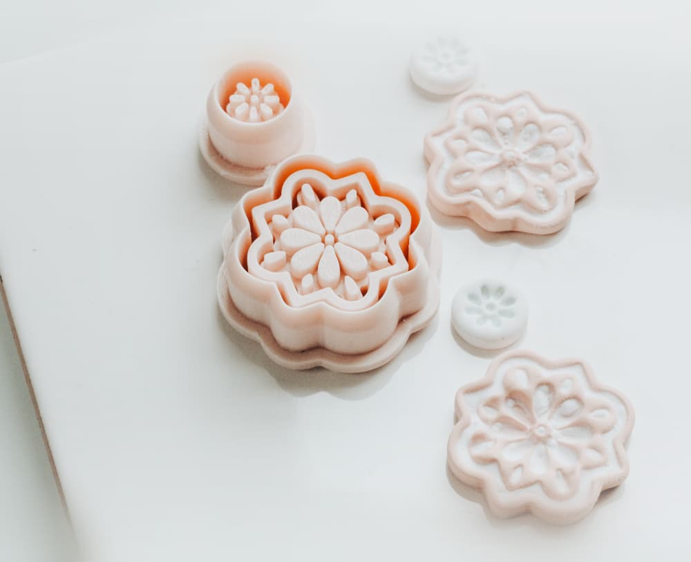 2 Piece Set Clay Cutter 3d model