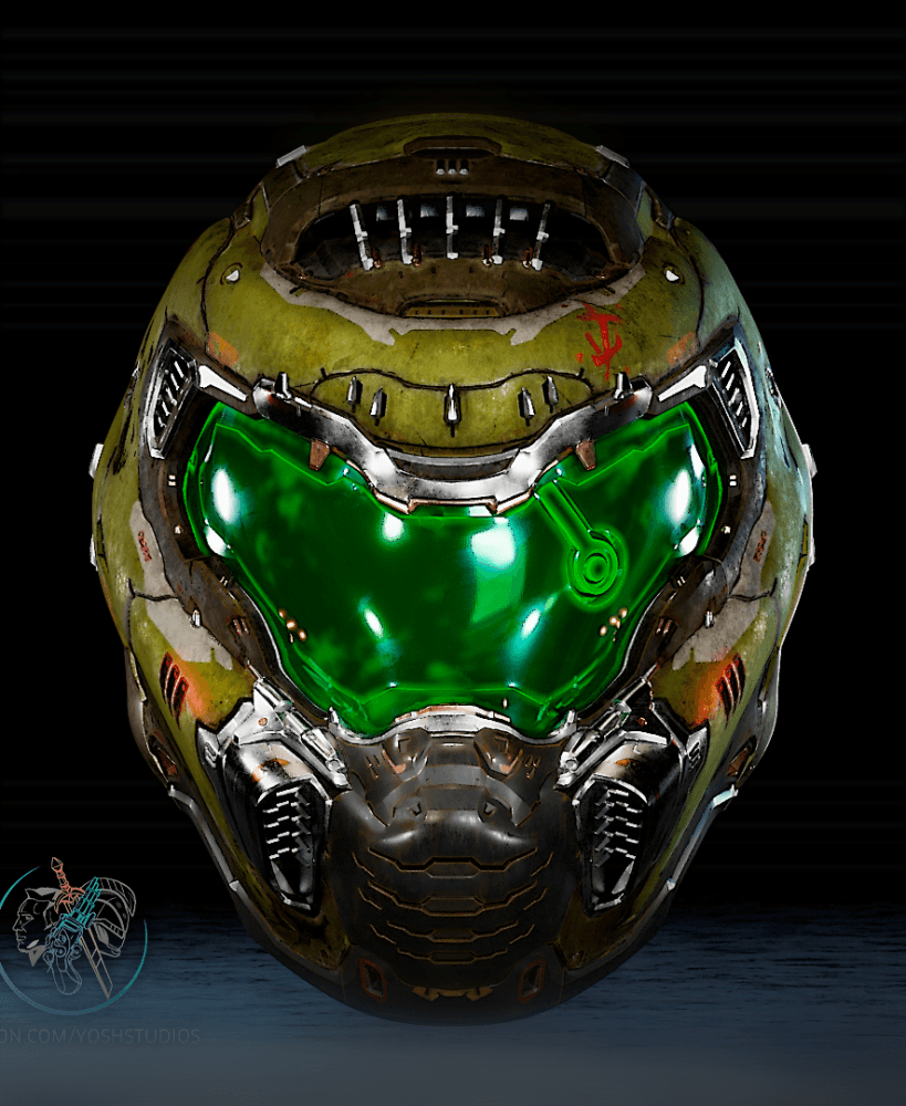 Eternal Helmet 3D Printer File STL 3d model