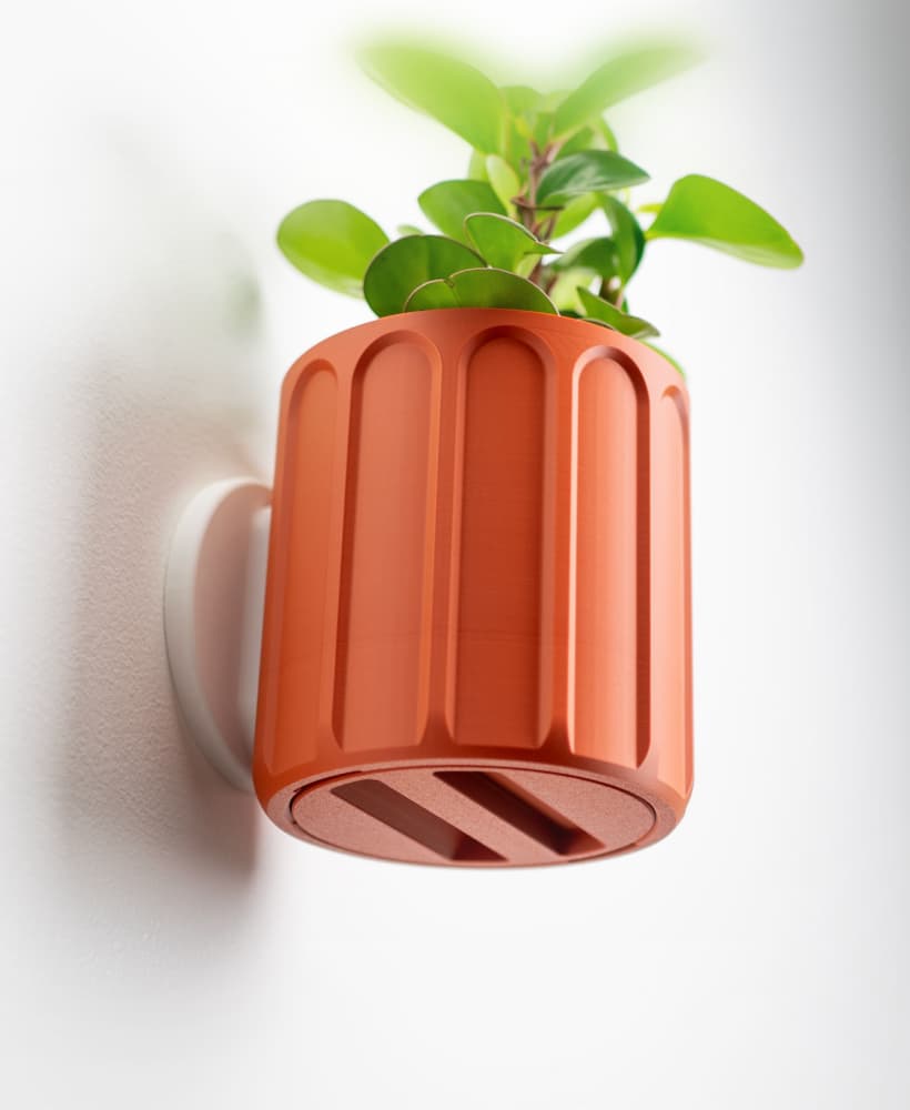 Wall Planter with Hidden Drip Tray - LG01 3d model