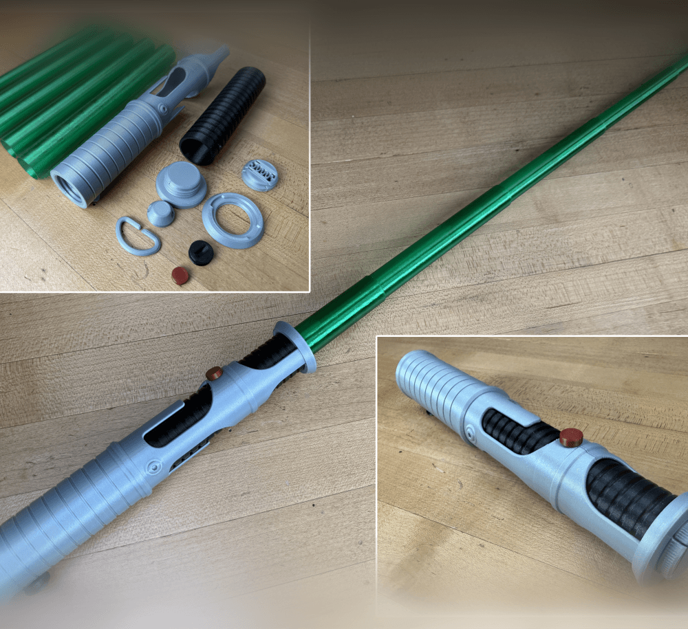 Quinlan Vos Collapsing Lightsaber 3d model
